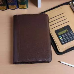 다이어리형 지퍼형 업무수첩25cm 스탠다드 계산기