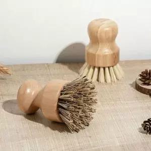 [셀러에이드]솔 손질 조개 주방 세척 브러쉬 전복 우드 다용도