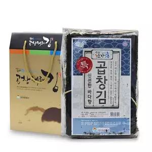 완도산 특품 햇 곱창김 100매 선물세트, 1개