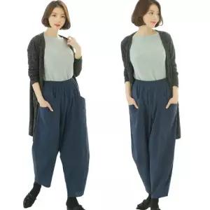 배기바지 특가 한복바지 절복 고무밴딩바지 통바지 엄마옷 사방스판