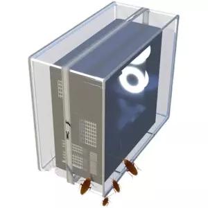 컴퓨터 본체 고양이털 해충 메쉬 28x28x28 방지망 커버 바퀴벌레