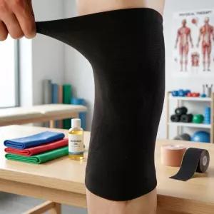 여름용니슬리브 무릎보호대 얇은슬리브 통기성보호대 스포츠무릎아대 지지대