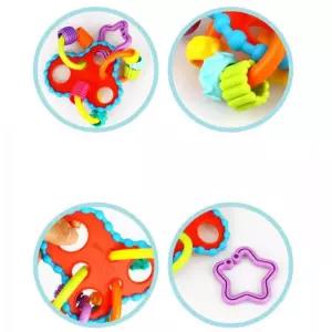 촉감놀이 유아용 딸랑이 치아발육기 아기치발기 오감발달 돌선물