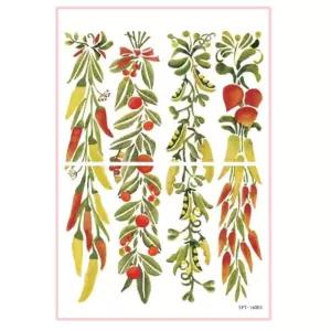 그래픽 타일 스티커 노을빛열매 주방벽지 셀프인테리어