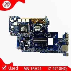 MSI Gs60 마더보드용 중고 MS-16H2 MS-16H21, SR1PX I7-4710HQ CPU N15P-GX-B-A2 GPU