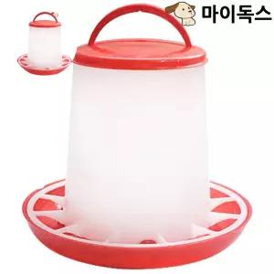 닭모이통 병아리 자동 물통 사료통 1.5kg