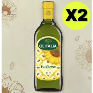 올리타리아 해바라기씨유 식용유 해바라기유 1L X 2개