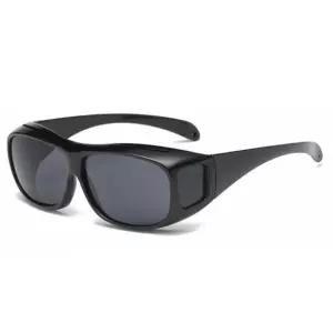 낚시 라이딩 자외선차단 안경위에 쓰는 선글라스x2개 고글안경 골프