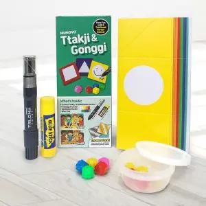 공기놀이 딱지 종이딱지 네임펜 풀/딱지/재료/놀이/명절/민속/접기/옛날/딱지치기/유치원/만들기/학교