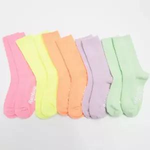 신축성 좋은 장목 양말 5족 예쁜 형광색 유아 아동