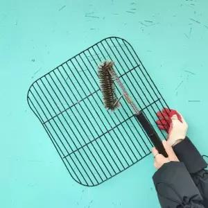 ( )BBQ그릴 직화 석쇠 청소용 대형 브러쉬 캠핑 차박