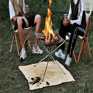 화로용 야외용 질식소화덮개 캠핑방염포80X100CM 화재 예방 캠핑용