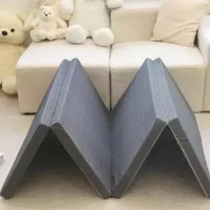 차박 원룸 1인용 4단 접이식 바닥 매트 패드 매트리스