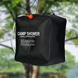 (옵션 40L)캠핑 접이식 물주머니 차박 간이 샤워기 비닐 워터백 40L 저그 물통 샤워팩 수통