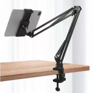 집게형 폰 테블릿 거치대 침대 책상 거치대