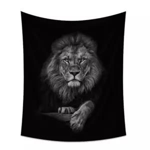 (사이즈 소-100cmx70cm)멀티 인테리어 가리개 캠핑 차박 가림막 바란스 다용도 키친 매장 주방 가정 라이언