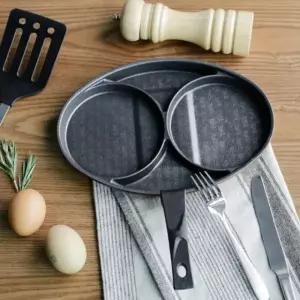 그릴팬 타원형 스테이크팬 2구 에그팬 미니 조리도구