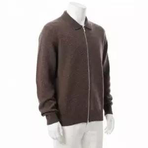 MUST IT_ HOWLIN 하이 프레셔 집업 가디건 니트 25FW 브라운 믹스