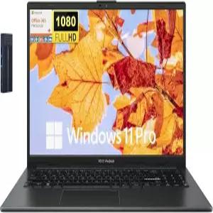 ASUS 비보북 Go 15.6 FHD 노트북 인텔 i3-N305 프로세서 8GB RAM 스토리지 Microsoft Office 365 9H 도킹