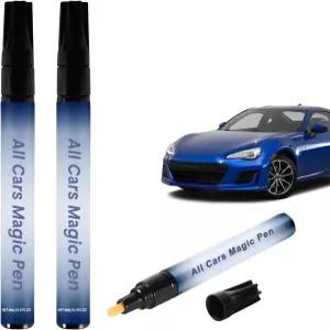 2pcs 올카 매직펜 매직카 스크래치 제거 펜 차량용 간단하고 빠르며 오래 지속되며 페인트에 대한 빠른