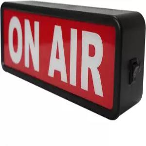 ON AIR 표시등 녹화 표지판 스튜디오 경고 스튜디오/홈 스튜디오/회사/데스크 또는 벽 장식 간단하고 쉬운