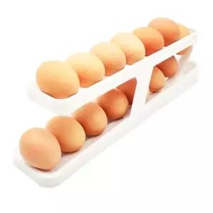 자동 슬라이딩 계란 트레이 냉장고 수납 용기 달걀 보관함