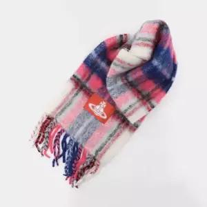 MUST IT_ 오알비 체크 청키 타탄 알파카 울 여성 머플러 8103014F W01BM G401