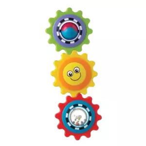 원형 납짝 회전기어 돌아기 장난감 신생아 유아 감각발달