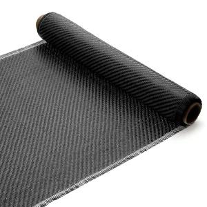 10피트 x 12인치 탄소 섬유-섬유 패브릭 벽 시트 직조 콘크리트 순수 천 보강용 트윌 자동차 1롤 구조 메쉬