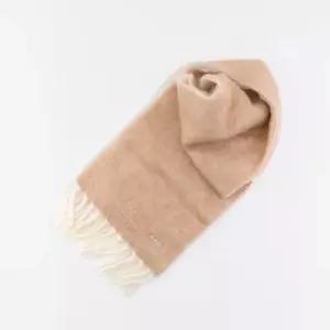 MUST IT_ 자수로고 리버시블 울 믹스 여성 머플러 WSC03HWO226 I8U9