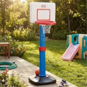 키높이조절 유아용 스포츠농구대 신체발달 실내아기놀이터 협력