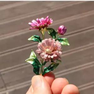 카네이션 장미 브로치 뱃지 스승의날 어버이날 꽃 코사지 선물 배지 부모님 감사 선생님 초등 유치원 어린