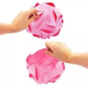 [창의와 날개] 아이큐퍼즐램프 중형(M) 1인소책자 (핫핑크색) x 5세트 학교 단