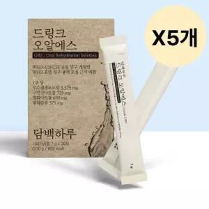 담백하루 이온음료맛 분말 드링크 오알에스 30포 X5개