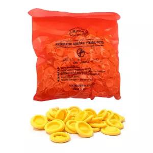 호환 정전기 방지 베이지 고무 라텍스 손가락 침대 부드러운 손가락 커버 슬리브 시계 제작자용 PVC 장갑 5