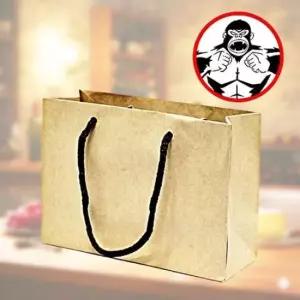 [문구/오피스] 크라 튼튼 쇼핑가방 7 무지 쇼핑가방 1묶음100장 19 14cm