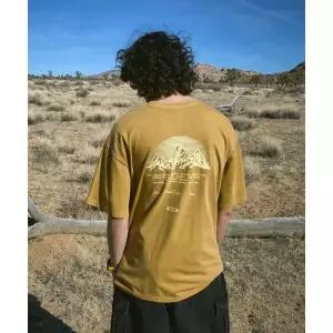 FLUKE 마운틴 어드벤처 피그먼트 반팔티 머스타드 FST729 FST729MU