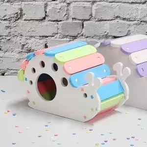 조립 소동물 달팽이 모양 집