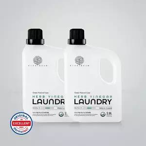 유아 아기 신생아 허브식초 세탁세제 2.8L 2개세트