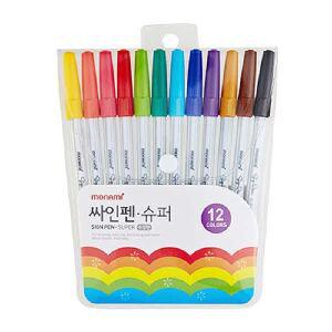 모나미)싸인펜 12색세트(0.7mm)