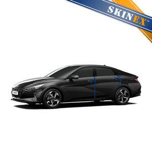 (스킨엑스) 아반떼CN7 PPF 도어컵/도어엣지 생활 스크래치 보호패키지