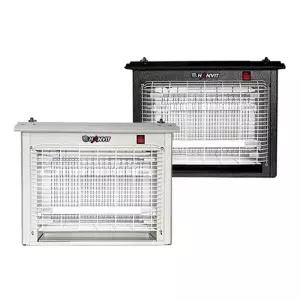 한빛 AC방식 LED 실내외 겸용 전격살충기 HV-2063 해충퇴치기 벌레퇴치 강력형