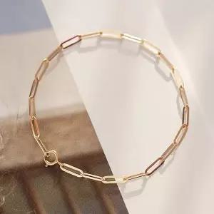 [제이로사]14k 클립 체인 팔찌