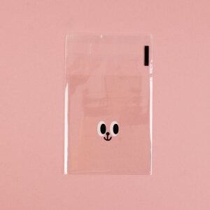 접착봉투 표정 방긋/9x10cm/50장/뚱카롱/마카롱/쿠키/포장/봉투/선물