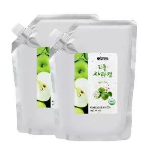 메가커피 쥬피터 리플 사과잼 1kg 2개세트