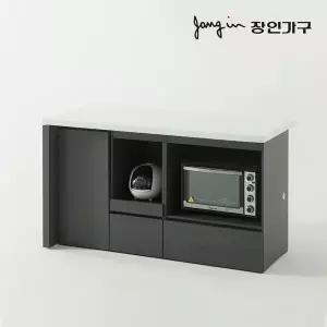 [장인가구]제스트S 대리석 홈바 수납 아일랜드 식탁 1600 수납오픈형