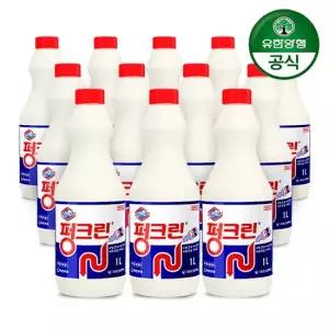 유한락스 펑크린 1L 배수구 싱크대 x 12개