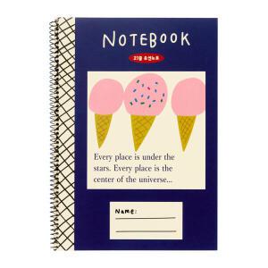 아트박스 아이스크림 유선노트