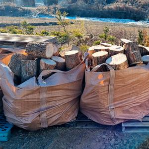 통나무 장작 1루베 참나무 30cm 화목 난로 땔감 장박 벽난로