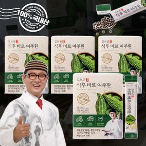 김오곤 원장 식후 바로 여주환 스틱 4개월분+체험분 10포 국내산 여주 분말 가루 건강환 돼지감자환